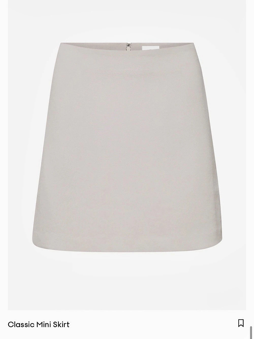 Wilfred Classic Mini Skirt Mini Skirt in Gray Size 4 Like New